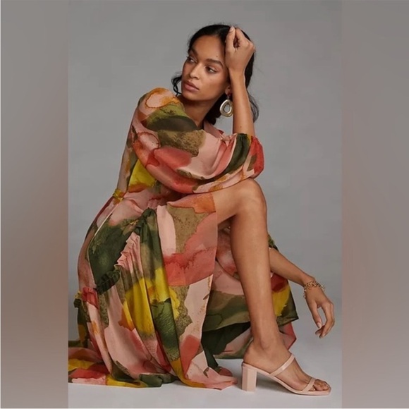 Hutch Geo Wrap Dress - Small Small - Picture 2 of 10